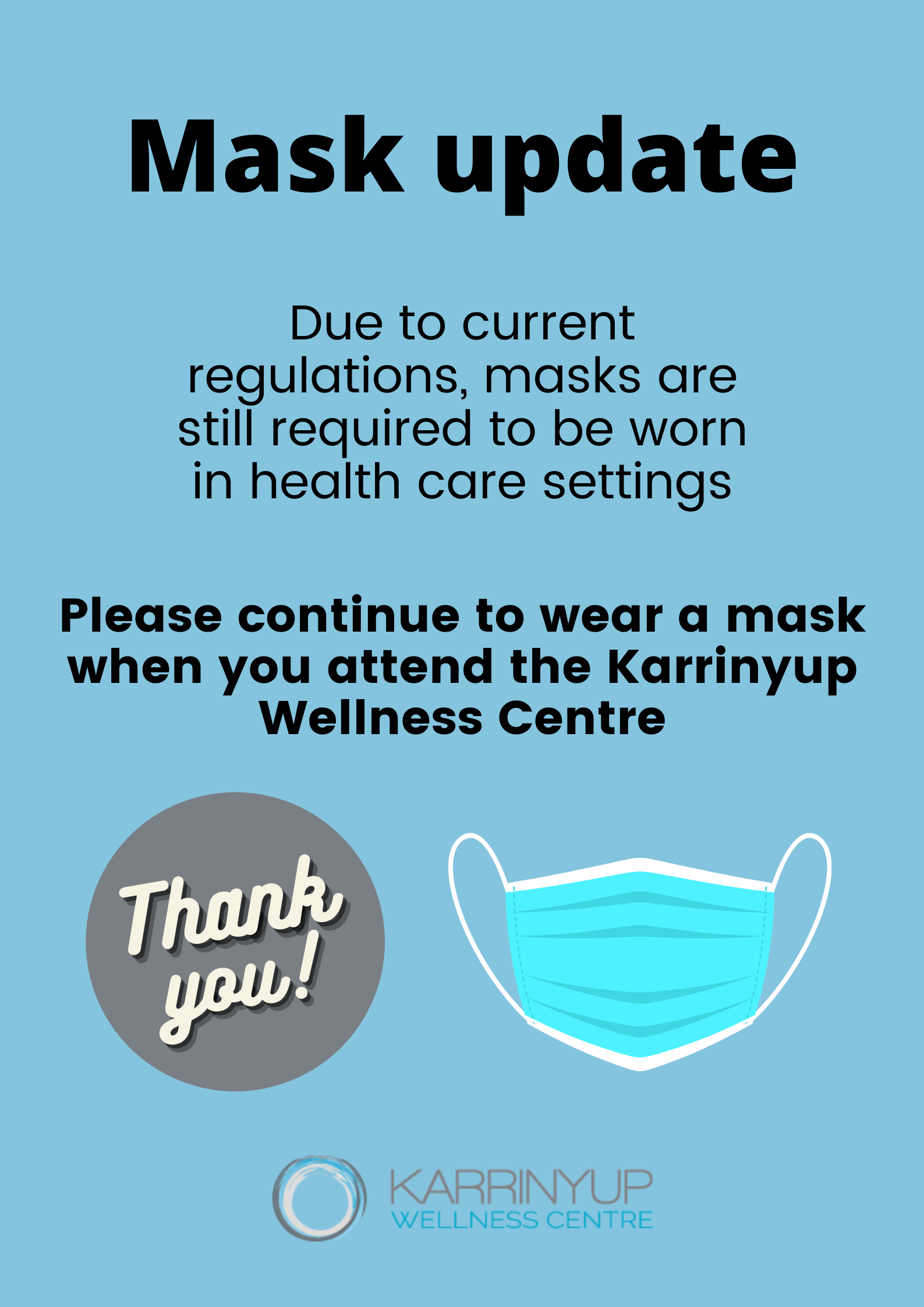 MASK REGULATIONS IN HEALTH CARE