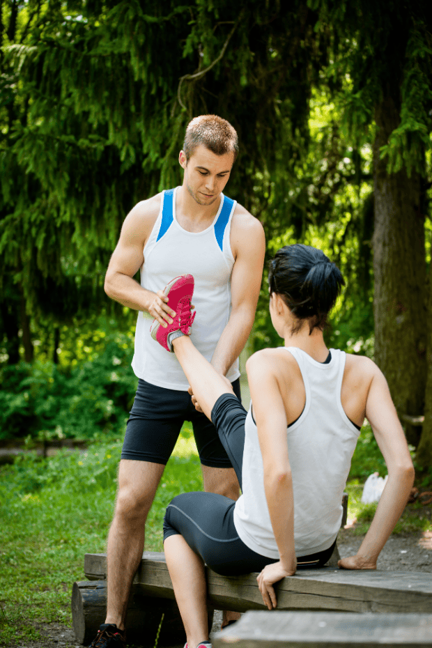 Chiropractic exercise and stretching advice for muscle spasms