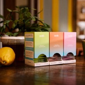 Sodii electrolyte sachets in citrus berry and tropical flavours supporting hydration muscle recovery and wellness